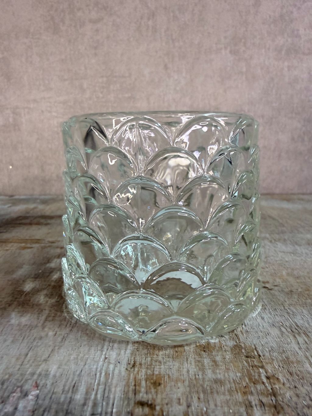 Porte-bougie chauffe-plat Sculp | Transparent