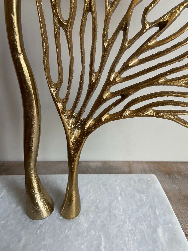 Ornament goud blad groot