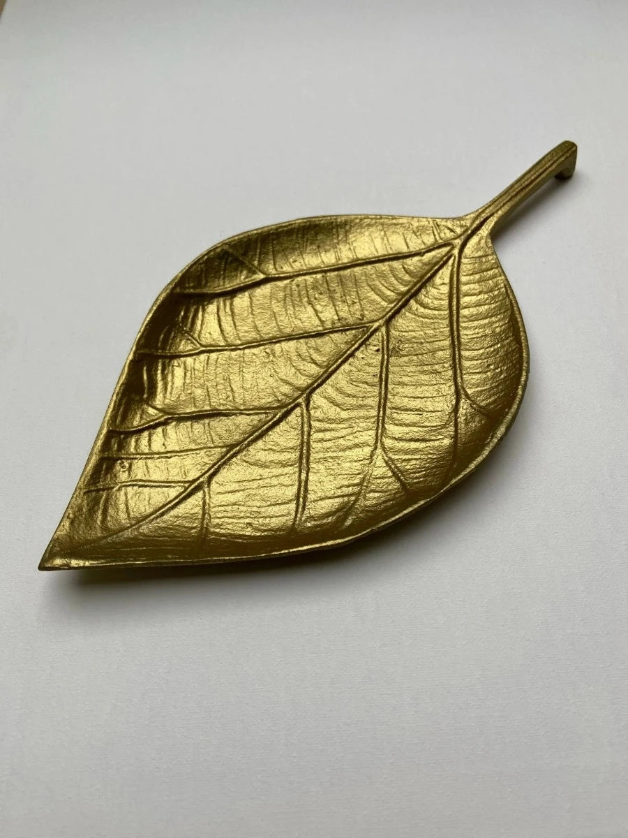 Gold leaf plate