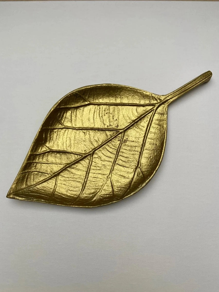 Gold leaf plate