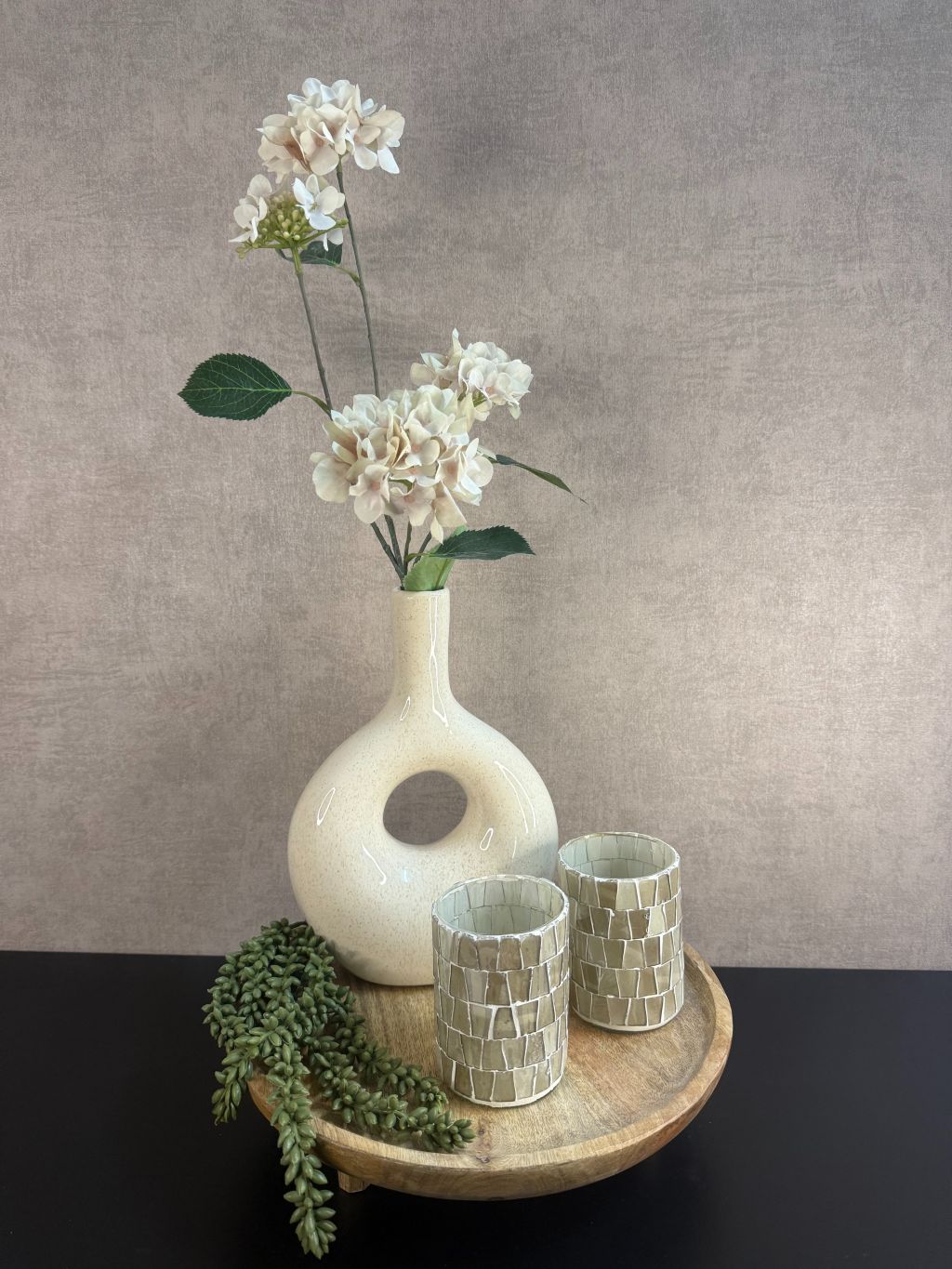 Tafel decoratie set Hortensia