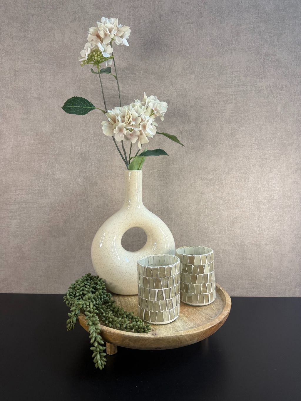 Tafel decoratie set Hortensia